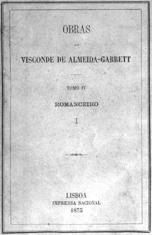 [Gutenberg 63438] • Romanceiro I · Romances da Renascença